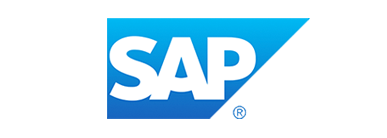 logo azul degradê da SAP empresa de softwares para gestão de empresas